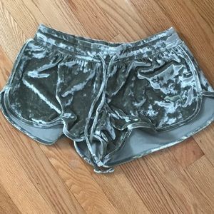 night time green velvet shirts from pink